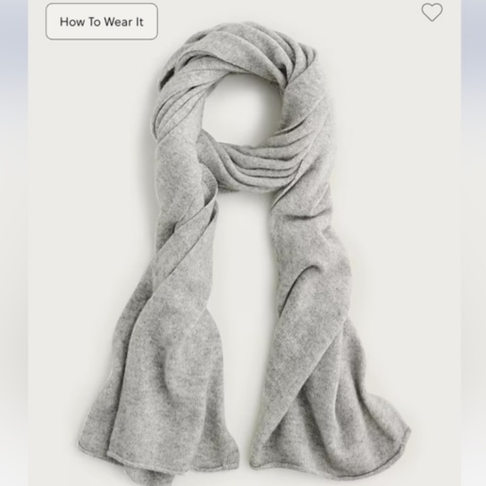 J. Crew Cashmere Wrap - grey
